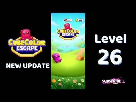 🎮 Cube Color Escape Level 26 Walkthrough 🧩 | SolutionGuruji