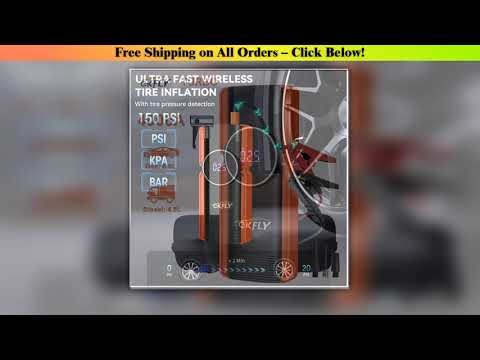 GKFLY 12V Starting Device 4000A Car Jump Starter with Air Compressor Car Battery Charger Booster