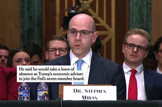 Senate Confirms Stephen Miran as Fed Governor
