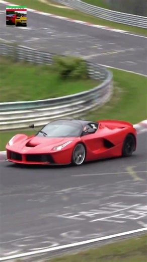 Ferrari LaFerrari Exhaust Flames On The Nurburgring! 🔥