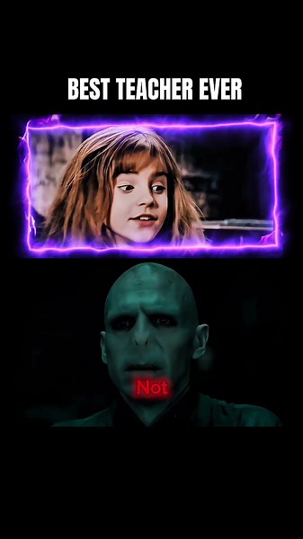 When Hermione Becomes Voldemort’s Spell Teacher 😂 #harrypotter #shorts