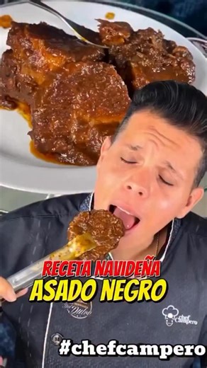 CHEF CAMPERO - CHEF FOODIE on Instagram: "“ASADO NEGRO” mi increíble receta súper fácil y sencilla de hacer, y epa es la mejor de todo este mundo❤️🤯 Si quieres conocerla comenta “RECETA” y yo mismo te la envío✅ #viral #tutorial #tips #receta #recetas #asadonegro"