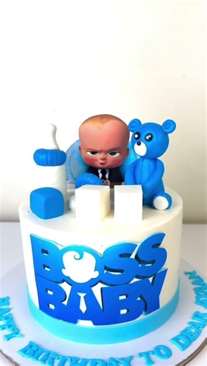 Cutest Boss Baby cake ever 🎂✨