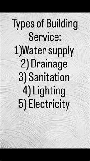 Types Of Building Service 🌊⛈️🏞️