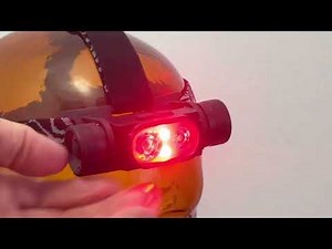 Nitecore HC68 2000 Lumen - Kopflampe Dual SPOT Flood LED und rote LED aufladbar