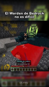 17K views · 252 reactions | Derrotando al Warden de Minecraft Bedrock | Laiwy | Facebook