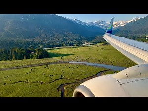 [4K] – Stunning Juneau Landing – Alaska Airlines – Boeing 737-800 – JNU – N526AS – SCS Ep. 731