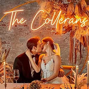 Custom Neon Sign – Personalized LED Neon Light, Customizable Name & Logo Sign for Wedding, Birthday, Business, Bar, Salon, Home Wall Decor – Light Up Event & Party Decoration