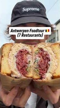 The perfect food tour through Antwerp ❤️‍🔥🇧🇪