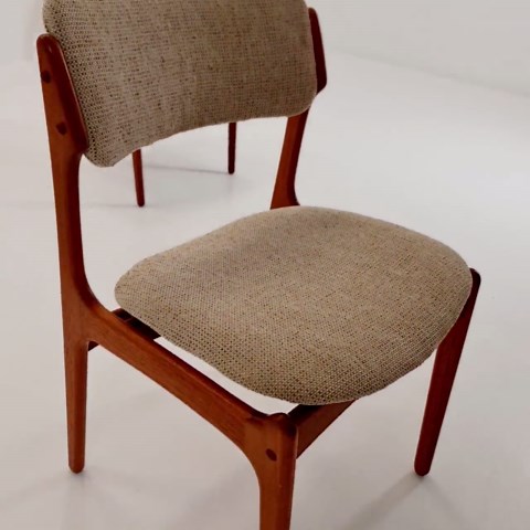 Vintage Danish Teak Dining/desk Chairs by Erik Buch for O D Möbler, 1960s Set of 6 - Etsy