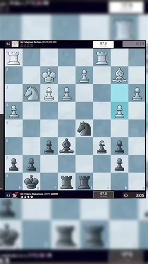 Magnus vs Hikaru #us #gothamchess #chess #fyp #ches | magnus vs hikaru