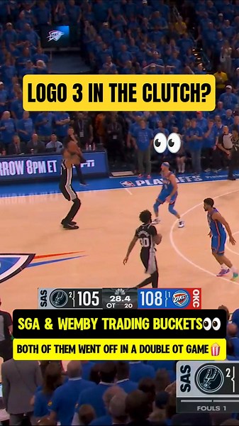Wemby FORCED 2OT from the LOGO😮