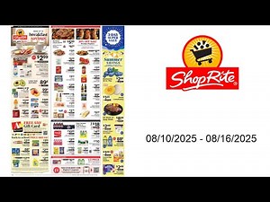 ShopRite Weekly Ad - 08/10/2025 - 08/16/2025