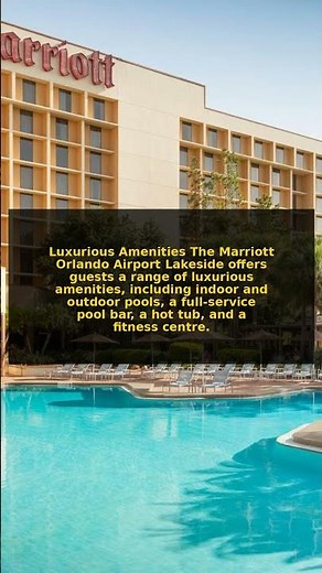 Marriott Orlando Airport Lakeside | Orlando Hotel Tour
