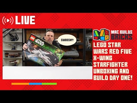 LEGO Star Wars UCS Red Five X-wing Starfighter™ Set# 10240 Unboxing And Build Day One!