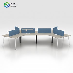 [Hot Item] Custom Desk Modern 6 People Office Tables Workstation