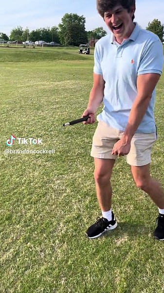 When you try to putt the ball 40 yards from the green!😂😂