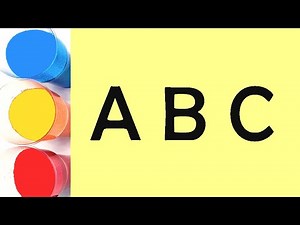 Alphabet Sand Painting, Drawing and Coloring For Kids & Toddlers / Sand art / Learn Sand Painting