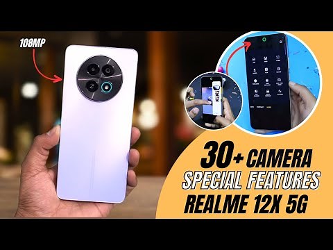 Realme 12x 5G Camera Features Tips And Tricks 🔥 Top 30+ Special Features | realme 12x
