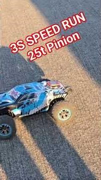 3S Speed Run/25t Pinion with the Laegendary Thunder! #cnhl #speedrun #speedtest #traxxas #rccar