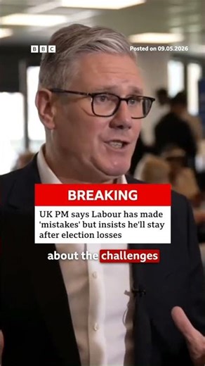 UK Prime Minister Keir Starmer says Labour has made 'unnecessary mistakes'. #BBCNews