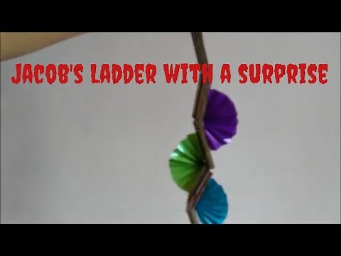 How to make Jacob's Ladder toy from Cardboard || DIY