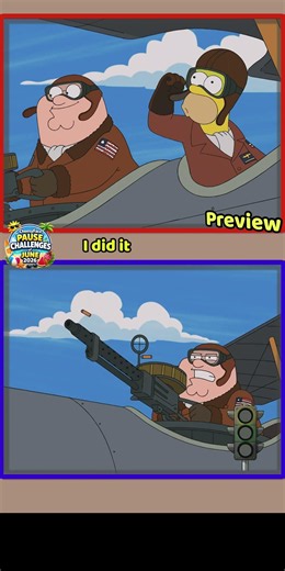Simpsons vs Family Guy! Crossover Airfight Challenge