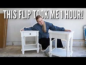 $20 Furniture Flip Anyone Can Do!