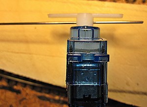 Servo Antrieb von PECO Code 55 Weichen