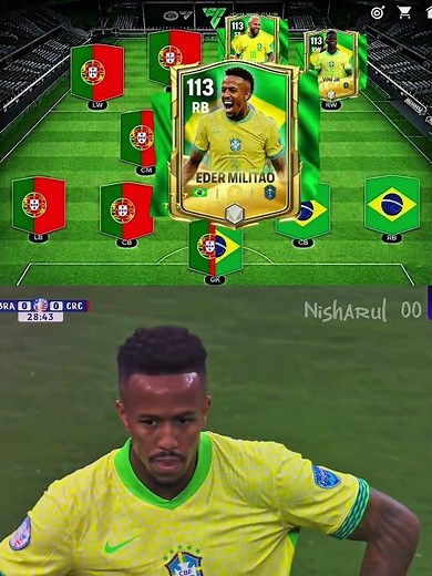 Brazil x Portugal 🤯#fcmobile #fifamobile #eafc24 #eafifa #easports #fifa #fifa22 #football