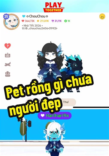 ✨Ngày cuối hộp rồng hộ vệ, mọi người đã sở hữu e nó chưa ta 😬 Ai xin vía Hari hem @Play Together VNG @ㅇChouChouㅇ 😆 #playtogether #playtogethervng #ptgcreator #hariplaytogether #mohopplaytogether