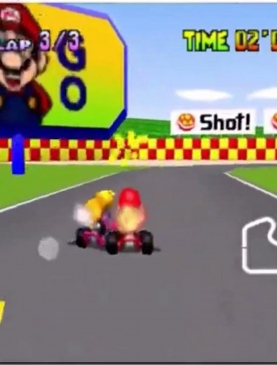 Mario Raceway - Mario Kart 64 (N64) #retrogaming #nintendo #mariokart #videogames #nintendoswitch