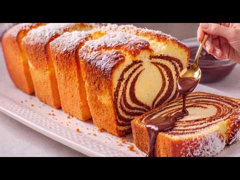Amazing! Mix everything and bake! The Softest Cake in 5 minutes!