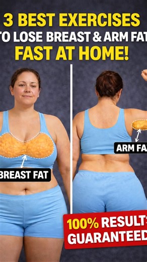 BREAST FAT + ARM FAT LOSS 🔥 3 BEST YOGA EXERCISES AT HOME | 7 DAYS RESULT #shorts #yoga #homeworkout
