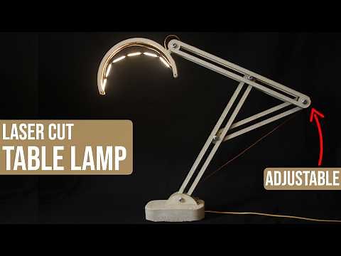 Laser Cut Modular Table Lamp | Free Files Included