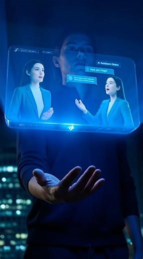 The Future Is Here! Transparent Hologram Phone Floating in Mid-Air