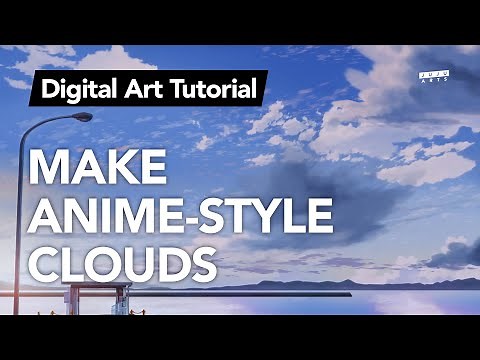 Making Anime-Style Sky and Clouds | Digital Art Tutorial