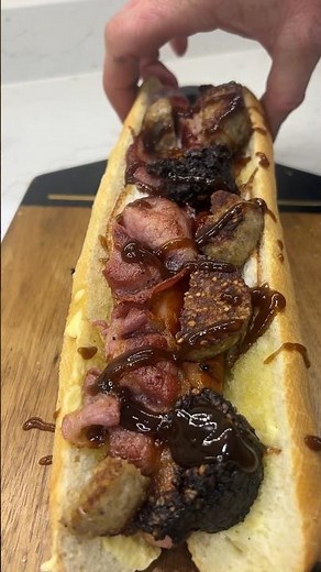 Irish breakfast roll. #irishfood