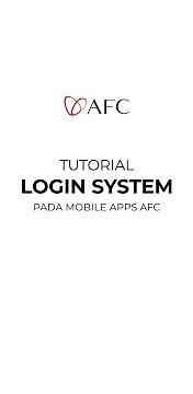 Login System via Mobile App | VIDEO TUTORIAL AFC LIFESCIENCE