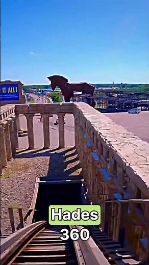 😱 Hades 360 Front Row POV | The ONLY Wooden Coaster That Goes Underground AND Inverts! 🎢