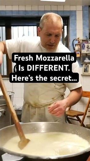 How REAL Mozzarella Is Made
