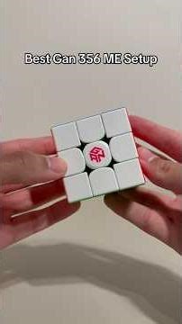 Best Gan 356 ME Setup. Also center travel is 2 and tension 3 #cubing #speedcubing #speedcuber