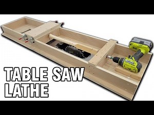 Table Saw Lathe - Free Plans!