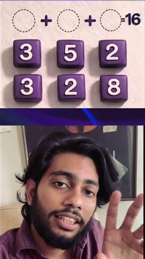 Which 3 numbers add up to 16?