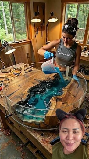 @surfacecraftai Wow cakep ya mejanya #dubbingvideo #shortvideo #shorts