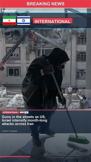 Guns in Iranian Streets: US & Israel Unleash Month-Long Attacks