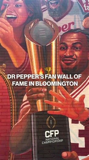 A mural for the fans in Bloomington 🏆