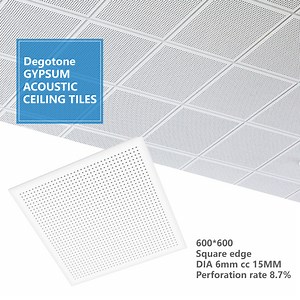 [Hot Item] Micro-Perforations Acoustic Perforated Plasterboard Ceiling Tiles