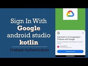 Google Sign In | Firebase Authentication | Login with Google using Firebase in Android Kotlin 2024