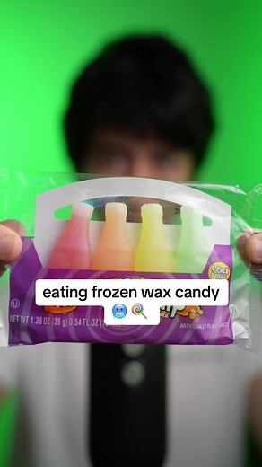 Frozen Wax Candy Mukbang ASMR Eating Video